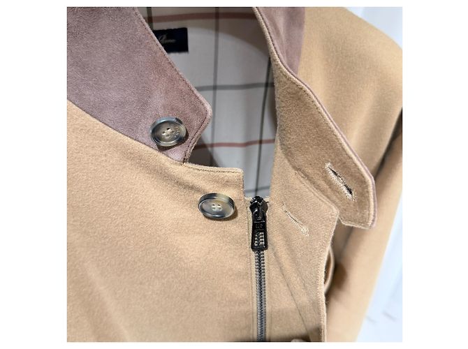 Loro Piana Giacca in cashmere Roadster (A+/XL) Marrone - vista 7