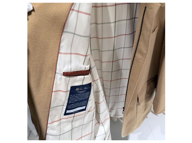 Loro Piana Giacca in cashmere Roadster (A+/XL) Marrone - vista 8