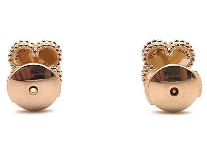 Van Cleef & Arpels Boucles d'oreilles Sweet Alhambra Rose - vue 3