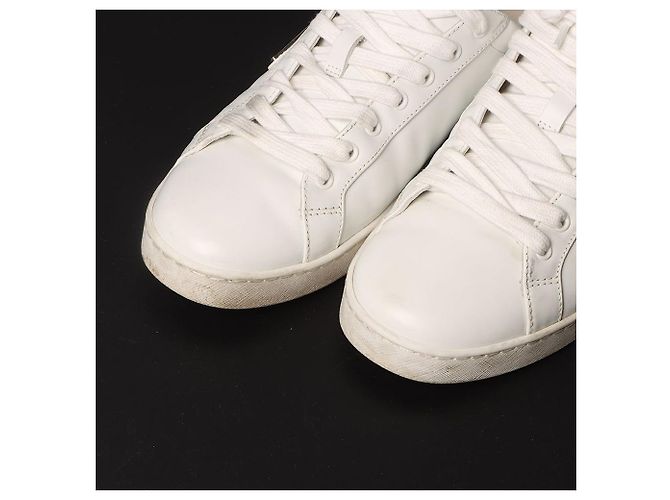 Prada Sneakers spazzolate (Scontrino del grande magazzino) Bianco - vista 4