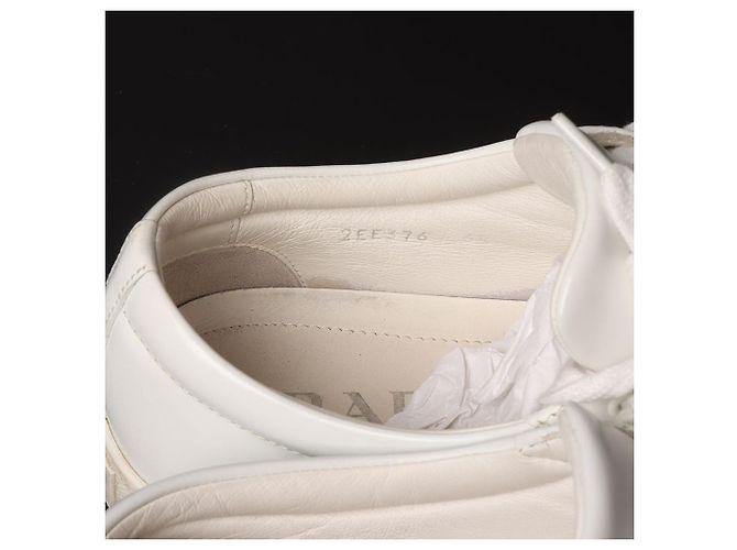 Prada Sneakers spazzolate (Scontrino del grande magazzino) Bianco - vista 6