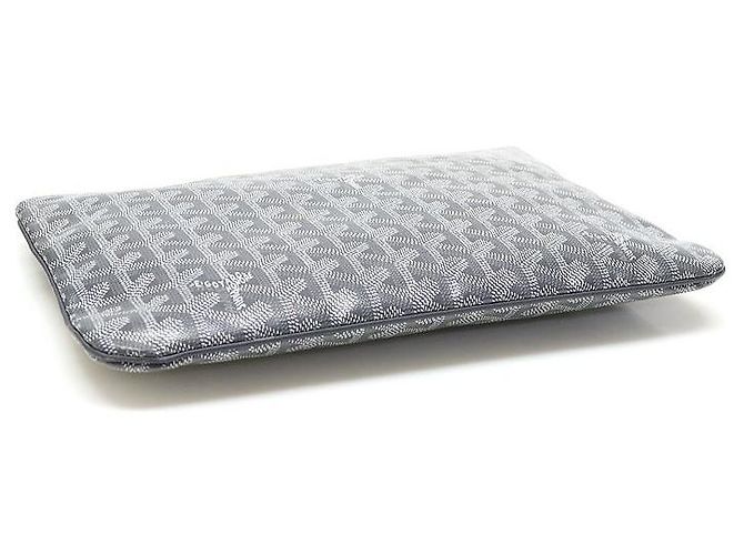 Clutch Sena MM in tela Goyard colore speciale grigio Marrone - vista 6