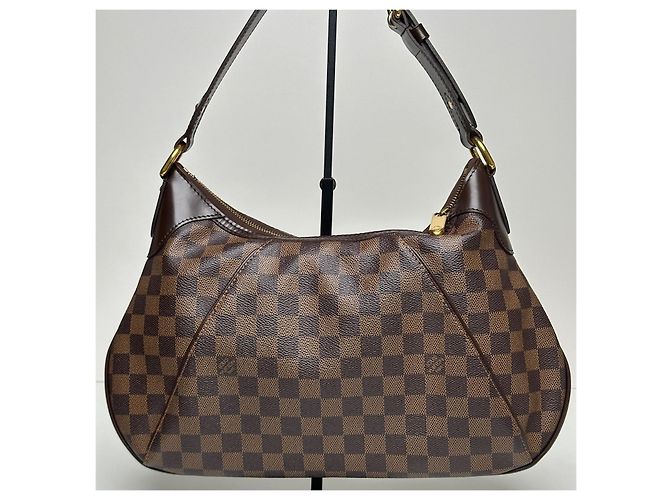 Louis Vuitton Borsa a tracolla Hobo Tems GM in Damier Ebene Multicolore - vista 9