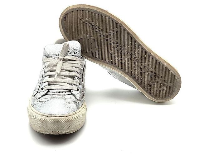Salvatore Ferragamo Sneakers Gancini argento Ferragamo - vista 5