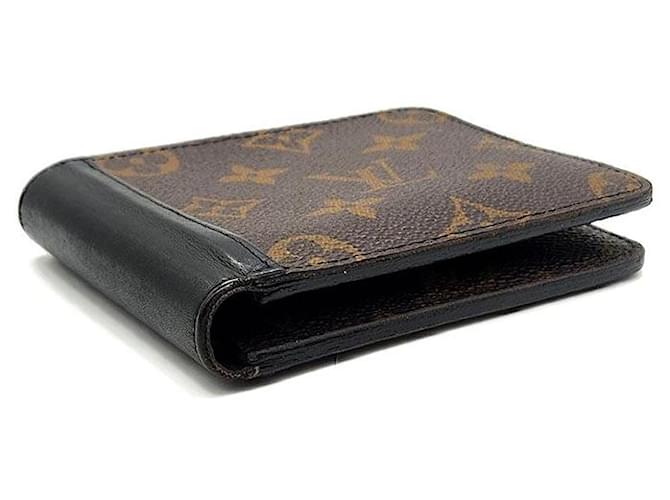 Louis Vuitton Monogram Macassar Multiple Wallet Black - view 4