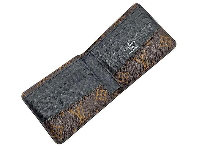 Louis Vuitton Monogram Macassar Multiple Wallet Black - view 5