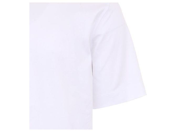 Fendi ARYY FF T-Shirt in Weiß mit Metall-Logo - Ansicht 5