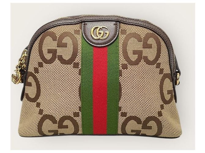 Gucci Piccola borsa a tracolla Ophidia GG Supreme Marrone - vista 2