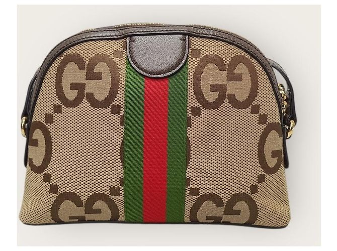 Gucci Piccola borsa a tracolla Ophidia GG Supreme Marrone - vista 6