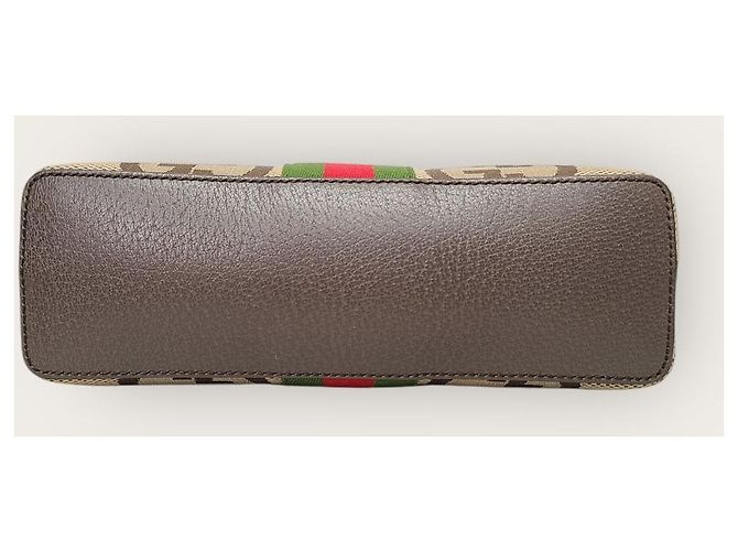 Gucci Piccola borsa a tracolla Ophidia GG Supreme Marrone - vista 7