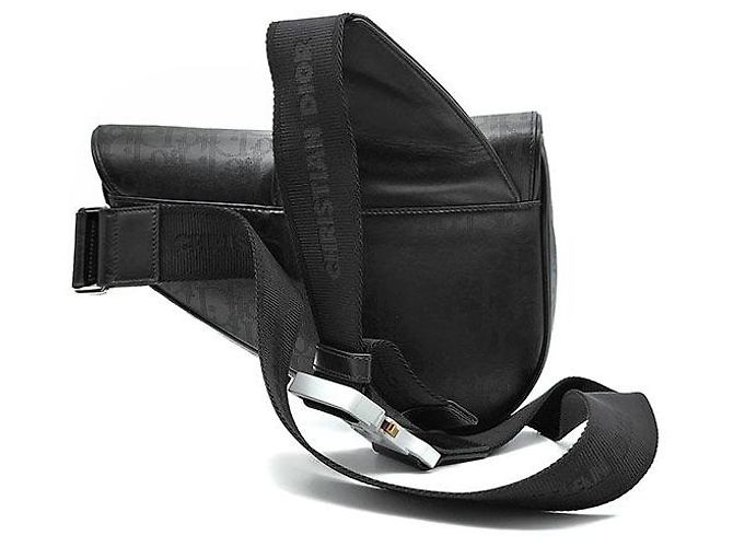 Dior Borsa Saddle Oblique Uomo Nero - vista 3