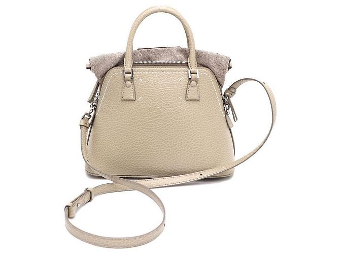 Maison Martin Margiela Mini Borsa Tote e Borsa a Spalla Marrone - vista 3