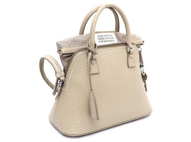 Maison Martin Margiela Mini Borsa Tote e Borsa a Spalla Marrone - vista 9