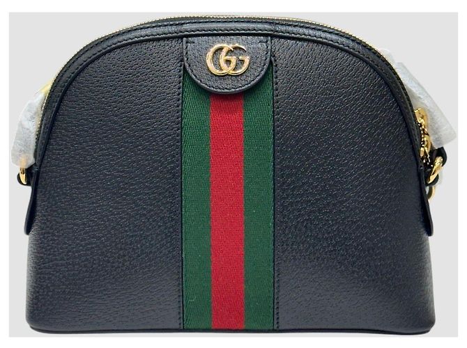 Gucci Borsa a tracolla Ophidia GG Supreme Nero - vista 2