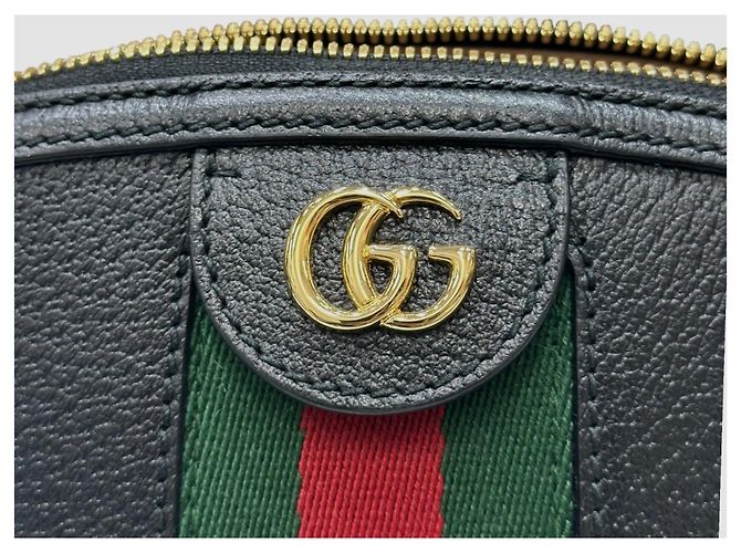 Gucci Borsa a tracolla Ophidia GG Supreme Nero - vista 6