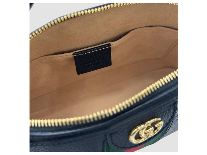 Gucci Borsa a tracolla Ophidia GG Supreme Nero - vista 7