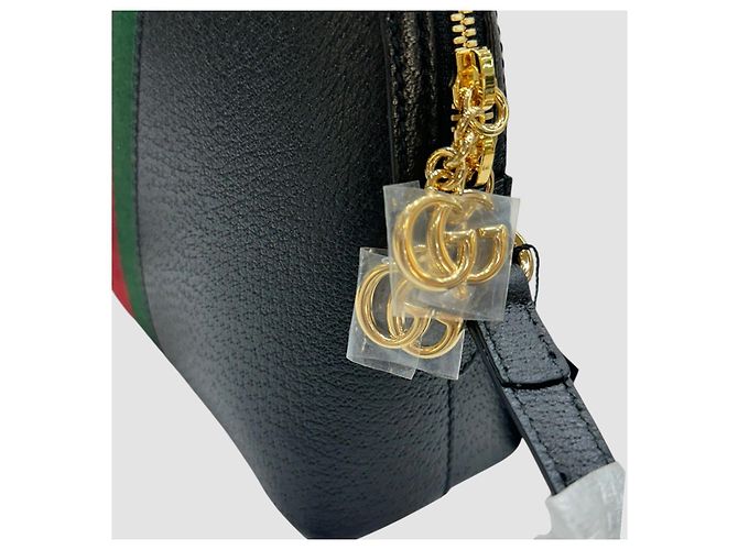 Gucci Borsa a tracolla Ophidia GG Supreme Nero - vista 8