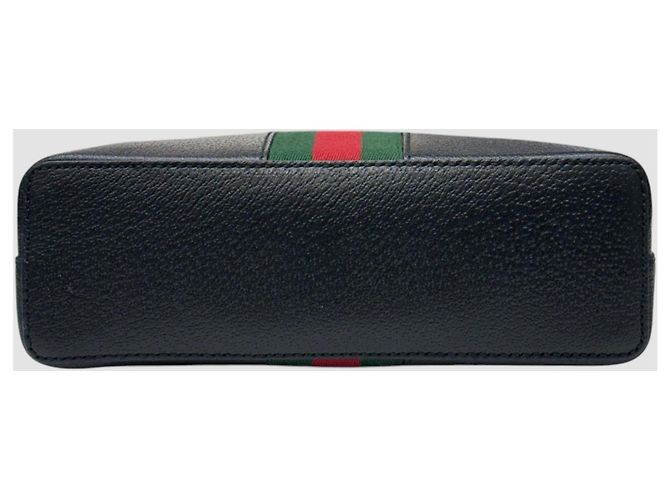 Gucci Borsa a tracolla Ophidia GG Supreme Nero - vista 9