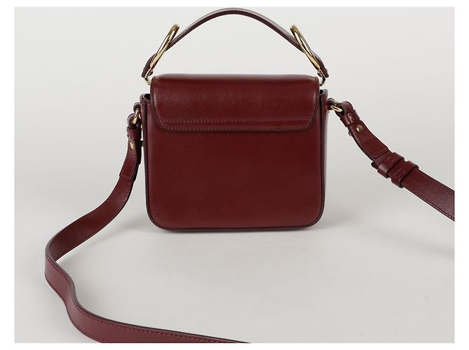 Chloé Mini Leder-Tote und Schultertasche in Sepia Braun - Ansicht 3