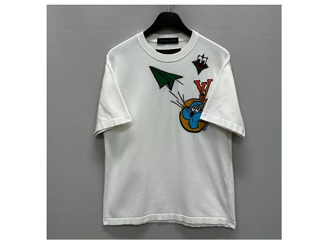Louis Vuitton T-shirt Monogram Comic Argento - vista 2