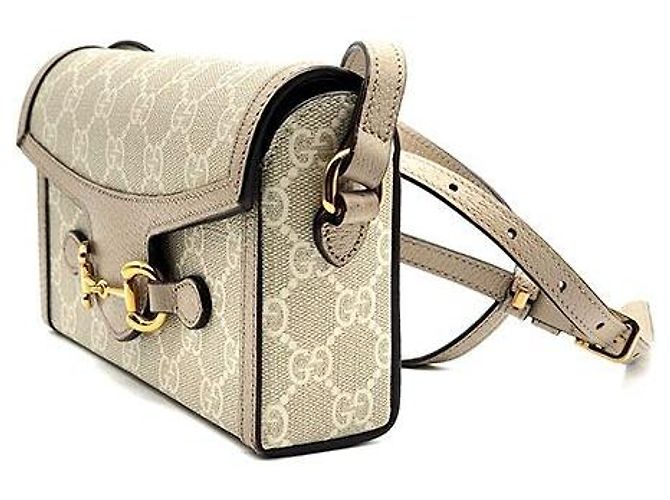 Horsebit 1955 Gucci Horsebit Mini Bag Weiß - Ansicht 2
