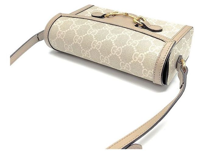 Horsebit 1955 Gucci Horsebit Mini Bag Weiß - Ansicht 6