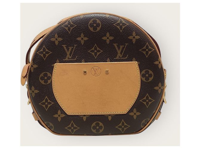 Louis Vuitton Sac Tambourine en toile Monogram souple Marron - vue 6