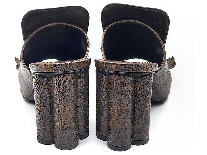 Louis Vuitton Mule Indiana Monogram Nero - vista 4