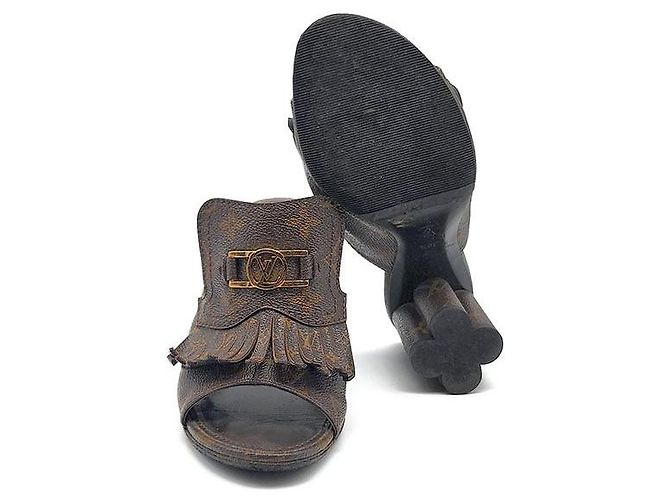 Louis Vuitton Mule Indiana Monogram Nero - vista 5