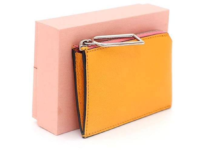 Acne Monedero Garnet Amarillo - vista 2