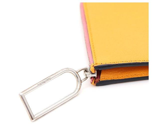 Acne Monedero Garnet Amarillo - vista 4
