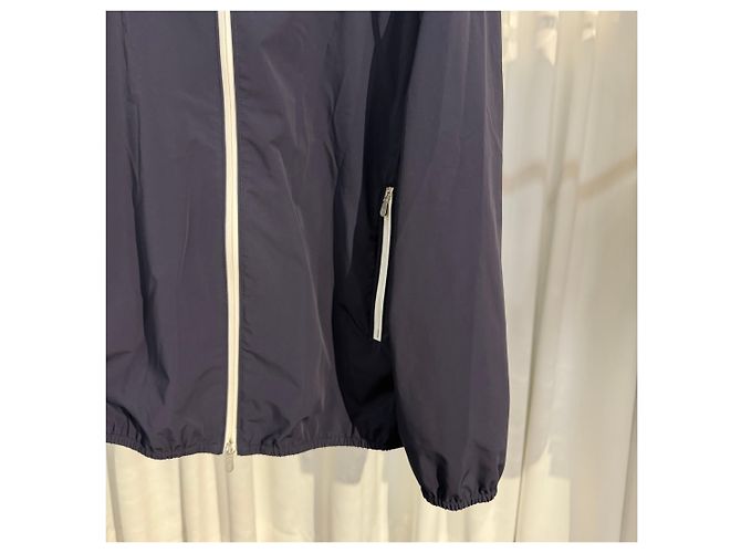 Brunello Cucinelli Giacca in nylon con cappuccio Nero - vista 3