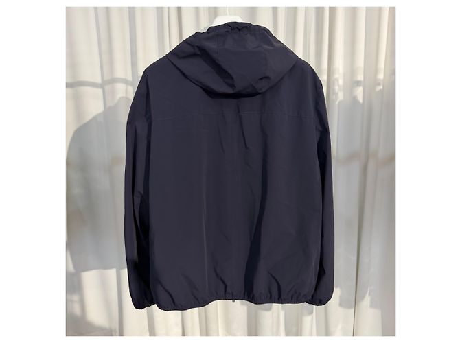 Brunello Cucinelli Giacca in nylon con cappuccio Nero - vista 5