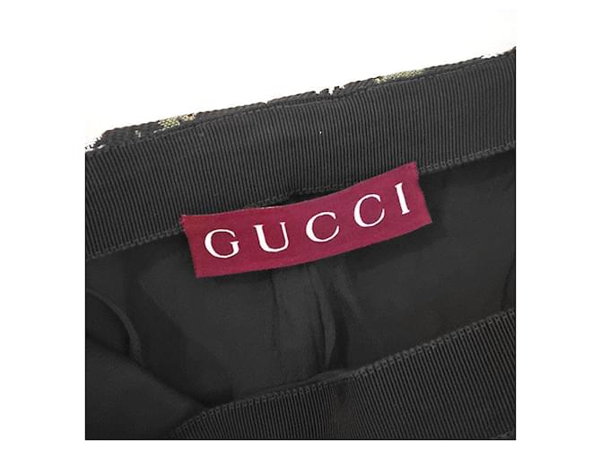 Gucci Falda Jaqard Daisy Negro - vista 6