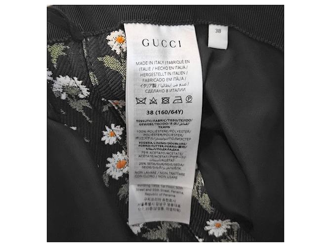 Gucci Falda Jaqard Daisy Negro - vista 7