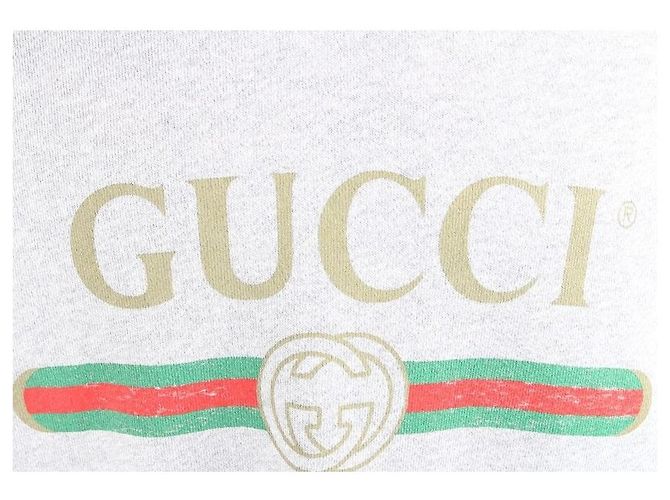 Gucci Moletom com bordado de dragão Edição Limitada Prata - vista 5