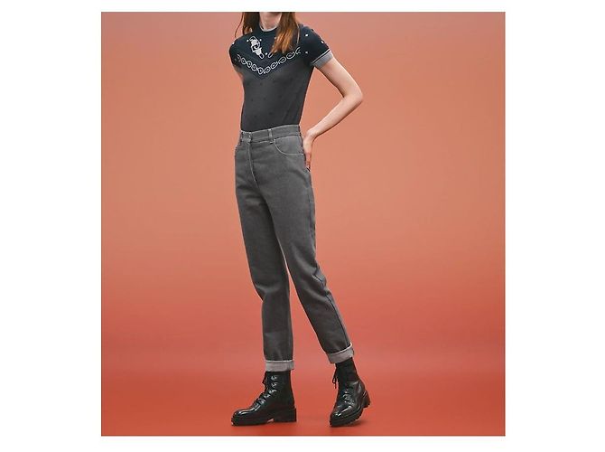 Hermès Pantaloni con tasche da donna Marrone - vista 4