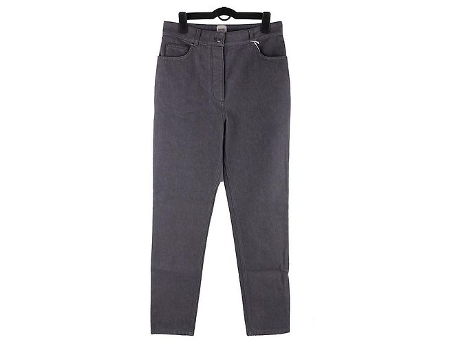 Hermès Pantaloni con tasche da donna Marrone - vista 7