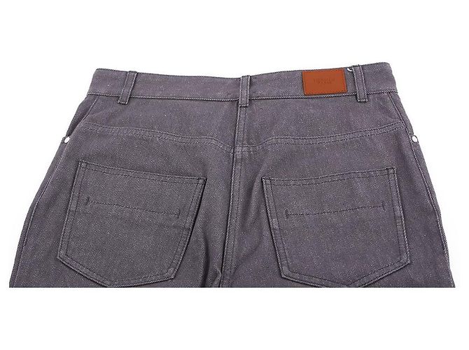 Hermès Pantaloni con tasche da donna Marrone - vista 9