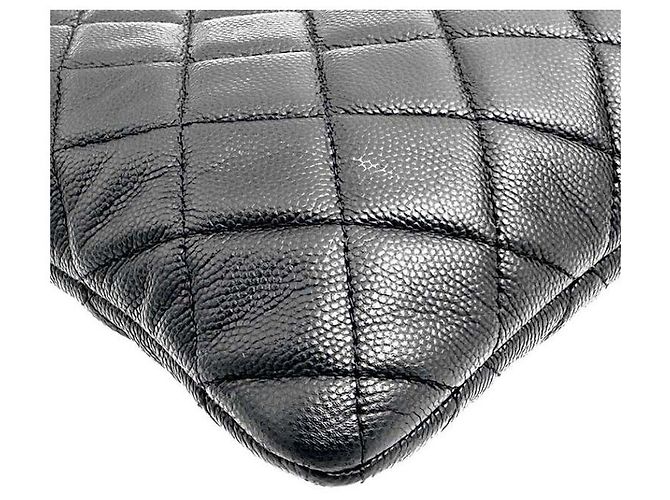 Chanel Clutch Caviar New Medium Nero - vista 6