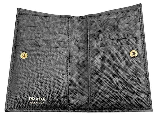 Prada Cartera Saffiano Negro - vista 4