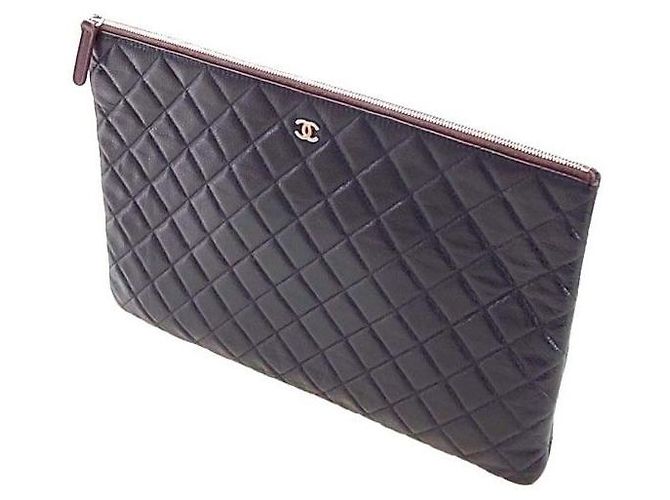 Chanel Clutch Caviar Large - vista 2