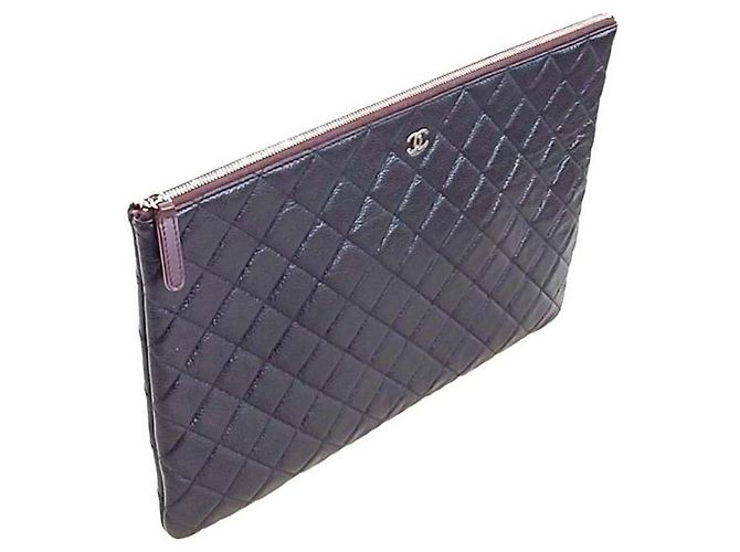 Chanel Clutch Caviar Large - vista 3