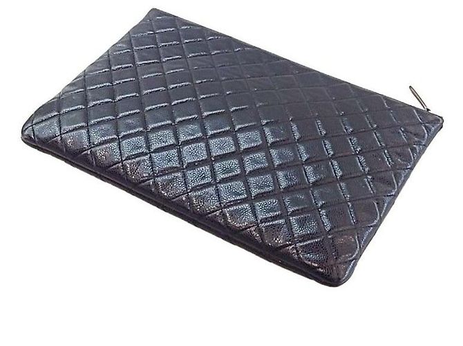 Chanel Clutch Caviar Large - vista 5