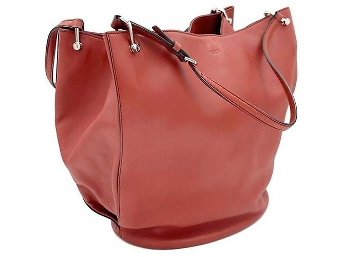Tod's Borsa a tracolla in pelle Rosso - vista 3