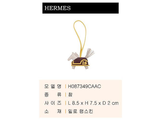 Hermès Charm Rodeo Roveo PM Multicolore - vista 3