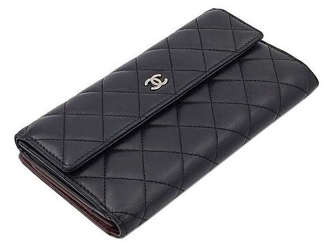 Chanel Cartera larga de piel de cordero - vista 2
