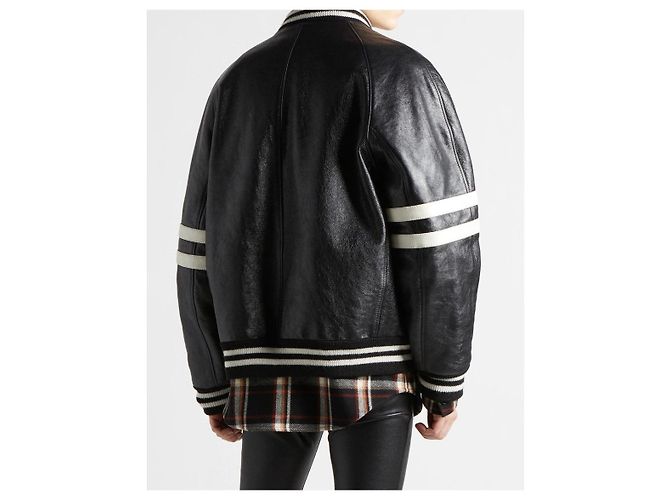 Céline Oversized Varsity-Jacke aus Kalbsleder Mehrfarben - Ansicht 2