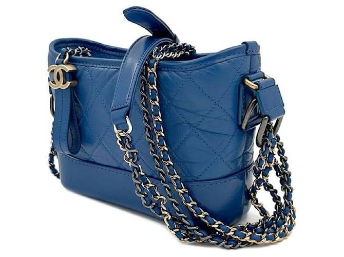 Chanel Borsa Hobo Gabrielle Small Blu - vista 2