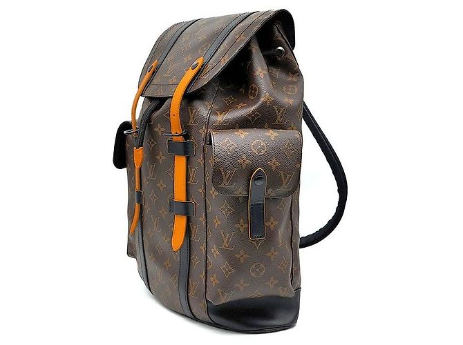 Louis Vuitton Zaino Monogram Macassar Radiant Sun Christopher MM Nero - vista 2